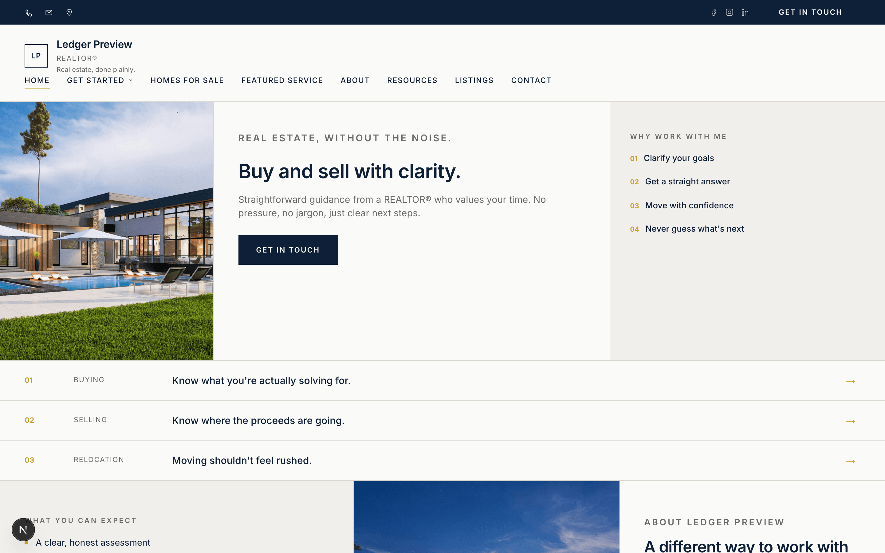 Meridian demo site